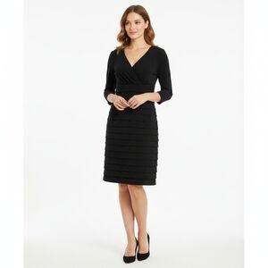 NEW with tags - Beautiful, Black, Layered Ruffles,  American Living Dress.